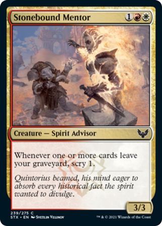 Stonebound Mentor 239/275 Strixhaven: School of Mages Singles (Español)