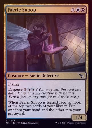 Faerie Snoop 0203 - Foil Murders at Karlov Manor Foil Singles