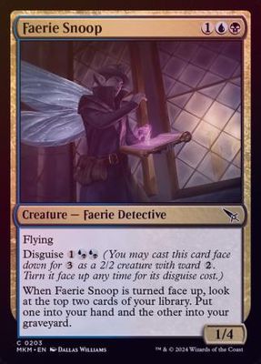 Faerie Snoop 0203 - Foil Murders at Karlov Manor Foil Singles