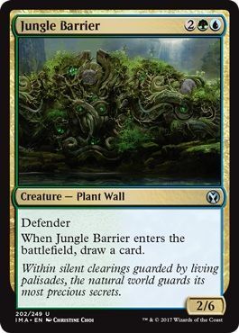 Jungle Barrier 202/249 - Iconic Masters Singles