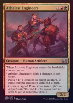 Arbalest Engineers 206/287 - Foil The Brothers&#39; War Foil Singles