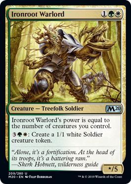 Ironroot Warlord 209/280 Magic 2020 (M20) Singles (Español)