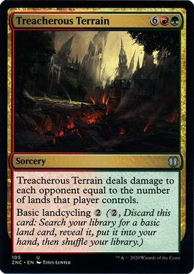 Treacherous Terrain 105 Zendikar Rising Commander Singles