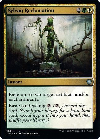 Sylvan Reclamation 104 Zendikar Rising Commander Singles
