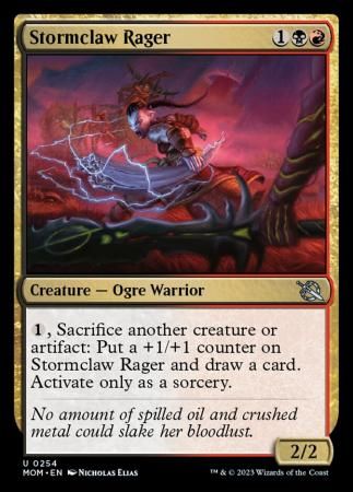 Stormclaw Rager 0254 - March of the Machine Singles