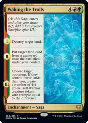 Waking the Trolls 234/285 Kaldheim Singles