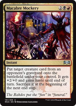 Macabre Mockery 191/259 - Ravnica Allegiance Singles