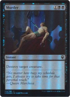 Murder 134/361 - Foil Commander Legends Foil Singles