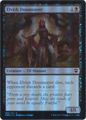 Elvish Doomsayer 120/361 - Foil Commander Legends Foil Singles