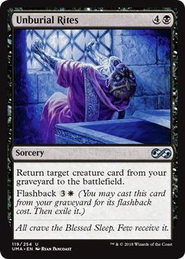 Unburial Rites 119/254 Ultimate Masters Singles