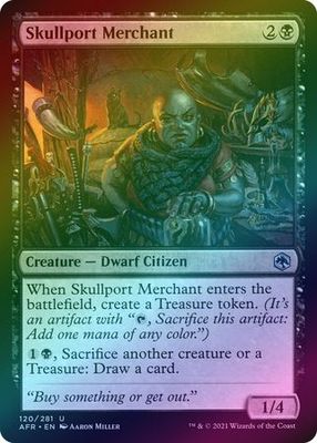 Skullport Merchant 120/281 - Foil Adventures in the Forgotten Realms Foil Singles