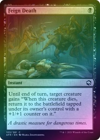 Feign Death 103/281 - Foil Adventures in the Forgotten Realms Foil Singles