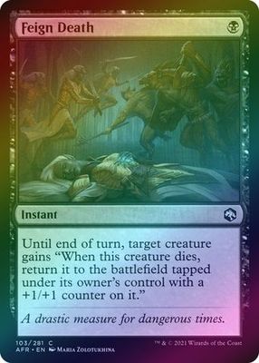 Feign Death 103/281 - Foil Adventures in the Forgotten Realms Foil Singles