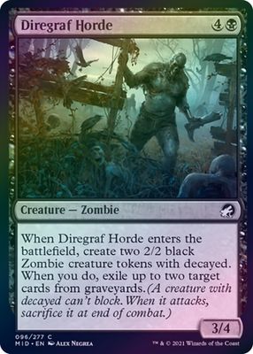 Diregraf Horde 096/277 - Foil Innistrad: Midnight Hunt Foil Singles