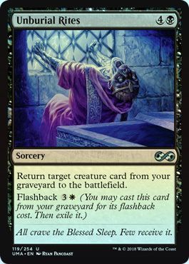 Unburial Rites 119/254 - Foil Ultimate Masters Foil Singles