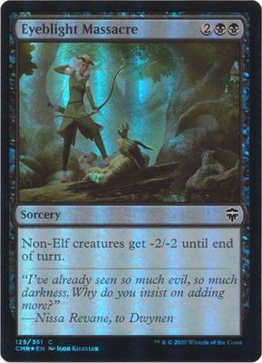 Eyeblight Massacre 125/361 - Foil Commander Legends Foil Singles