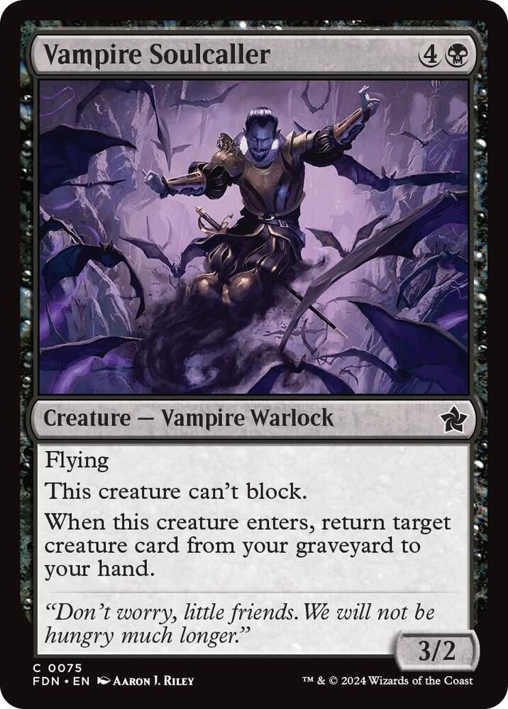 Vampire Soulcaller - Foundations (FOIL) Foundations