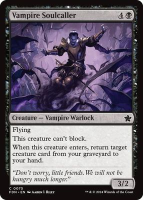 Vampire Soulcaller - Foundations (FOIL) Foundations