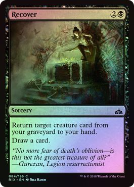 Recover 084/196 - Foil Rivals of Ixalan Foil Singles