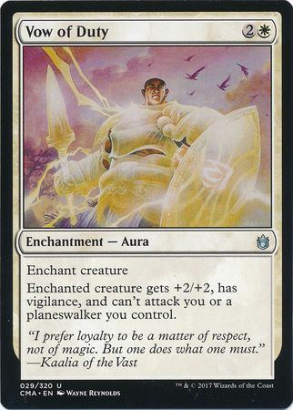 Vow of Duty 029/320 Commander Anthology Singles