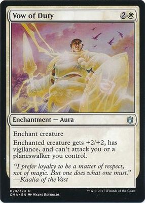 Vow of Duty 029/320 Commander Anthology Singles