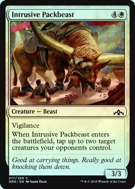Intrusive Packbeast 017/259 - Foil Guilds of Ravnica Foil Singles