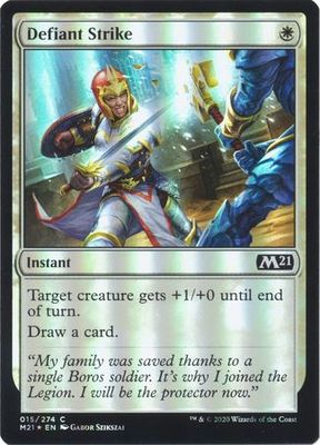 Defiant Strike 015/274 - Foil Magic 2021 (M21) Foil Singles