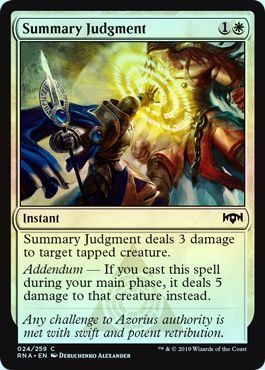 Summary Judgment 024/259 - Foil Ravnica Allegiance Foil Singles