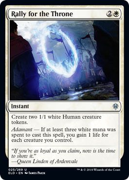 Rally for the Throne 025/269 - Throne of Eldraine Singles