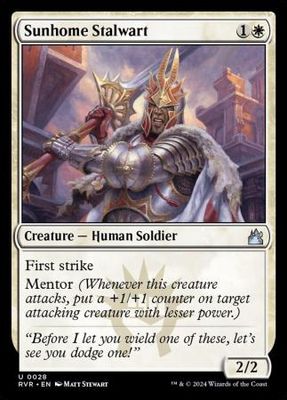Sunhome Stalwart 0028 Ravnica Remastered Singles