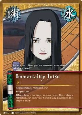 Immortality Jutsu - J-172 - Common Naruto: Eternal Rivalry