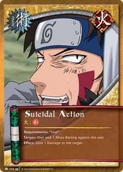 Suicidal Action - J-234 - Common Naruto: Battle of Destiny