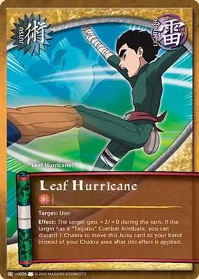Leaf Hurricane - J-US006 - Common Naruto: Eternal Rivalry