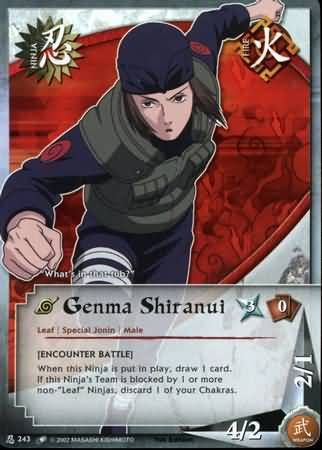 Genma Shiranui - N-243 - Common Naruto: Quest For Power