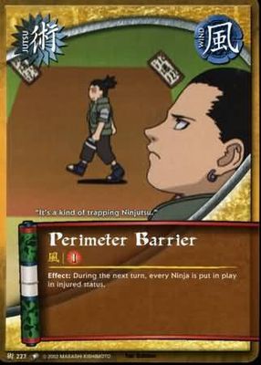 Perimeter Barrier - J-227 - Common Naruto: Quest For Power