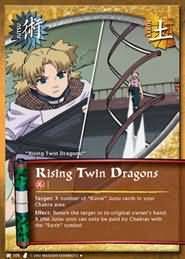 Rising Twin Dragons - J-105 - Uncommon Naruto: Curse of the Sand