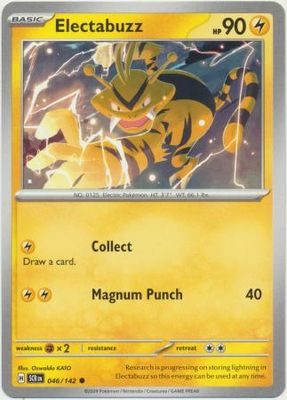 Electabuzz - 046/142 - Common Scarlet &amp; Violet: Stellar Crown Singles