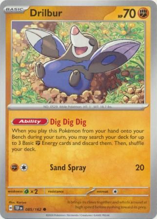 Drilbur - 085/162 - Common Scarlet &amp; Violet: Temporal Forces Singles