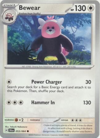 Bewear - 053/064 - Common Shrouded Fable Singles
