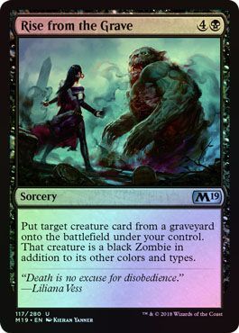 Rise from the Grave 117/280 - Foil Magic 2019 (M19) Foil Singles (Español)