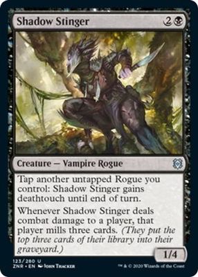 Shadow Stinger 123/280 Zendikar Rising Singles