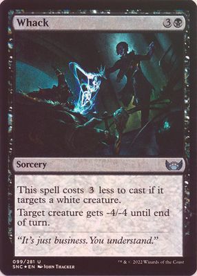 Whack 099/281 - Foil Streets of New Capenna Foil Singles