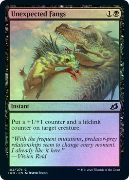 Unexpected Fangs 102/274 - Foil Ikoria: Lair of Behemoths Foil Singles