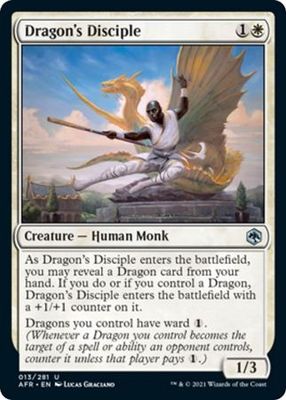 Dragon&#39;s Disciple 013/281 Adventures in the Forgotten Realms Singles