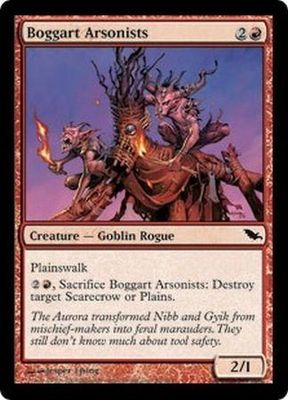 Boggart Arsonists Shadowmoor Singles (Español)