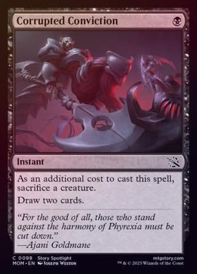 Corrupted Conviction 0098 - Foil March of the Machine Foil Singles