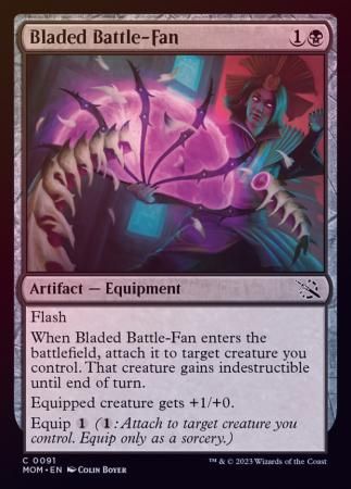 Bladed Battle-Fan 0091 - Foil March of the Machine Foil Singles