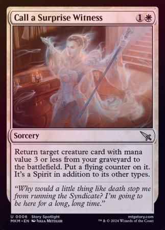 Call a Surprise Witness 0006 - Foil Murders at Karlov Manor Foil Singles