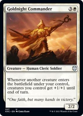 Goldnight Commander 027 Kaldheim Commander Singles