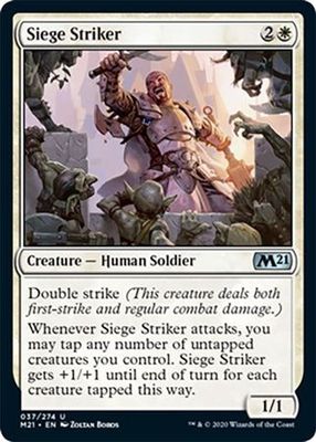 Siege Striker 037/274 - Magic 2021 (M21) Singles